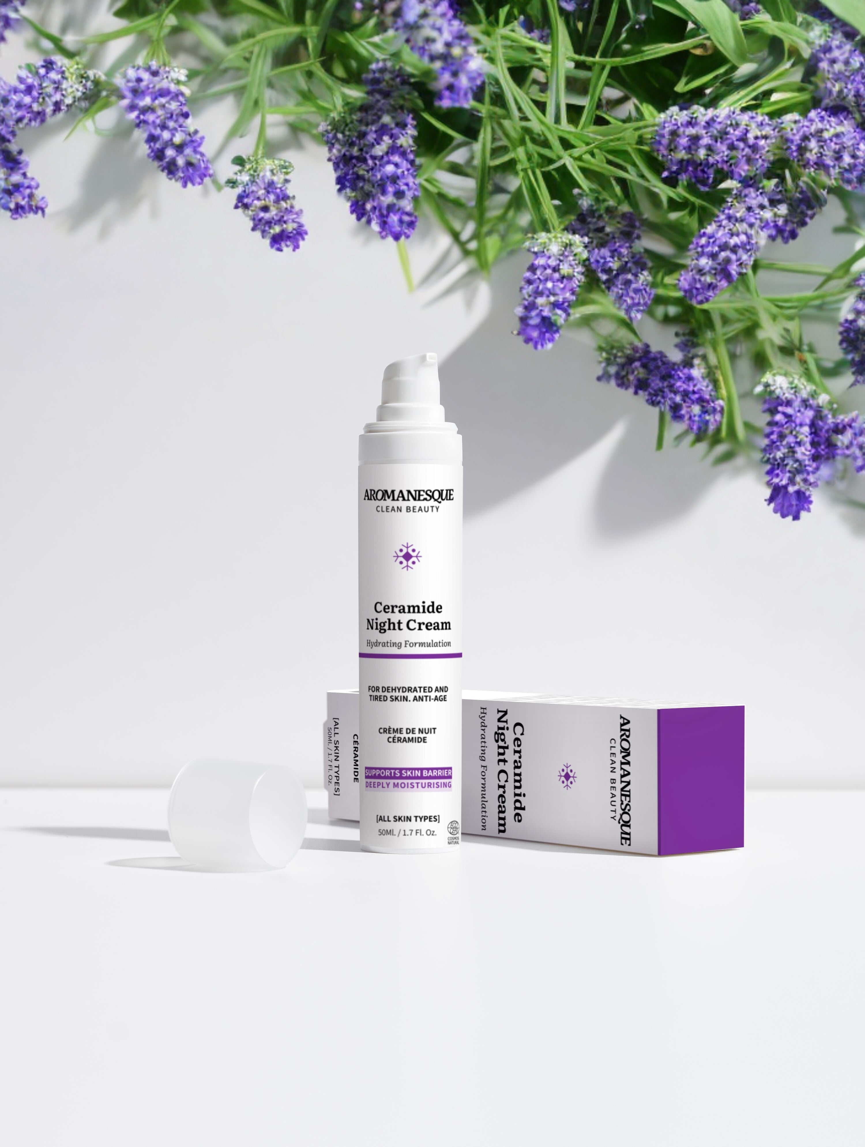 Aromanesque Ceramide Night Cream - Hydrating Formula