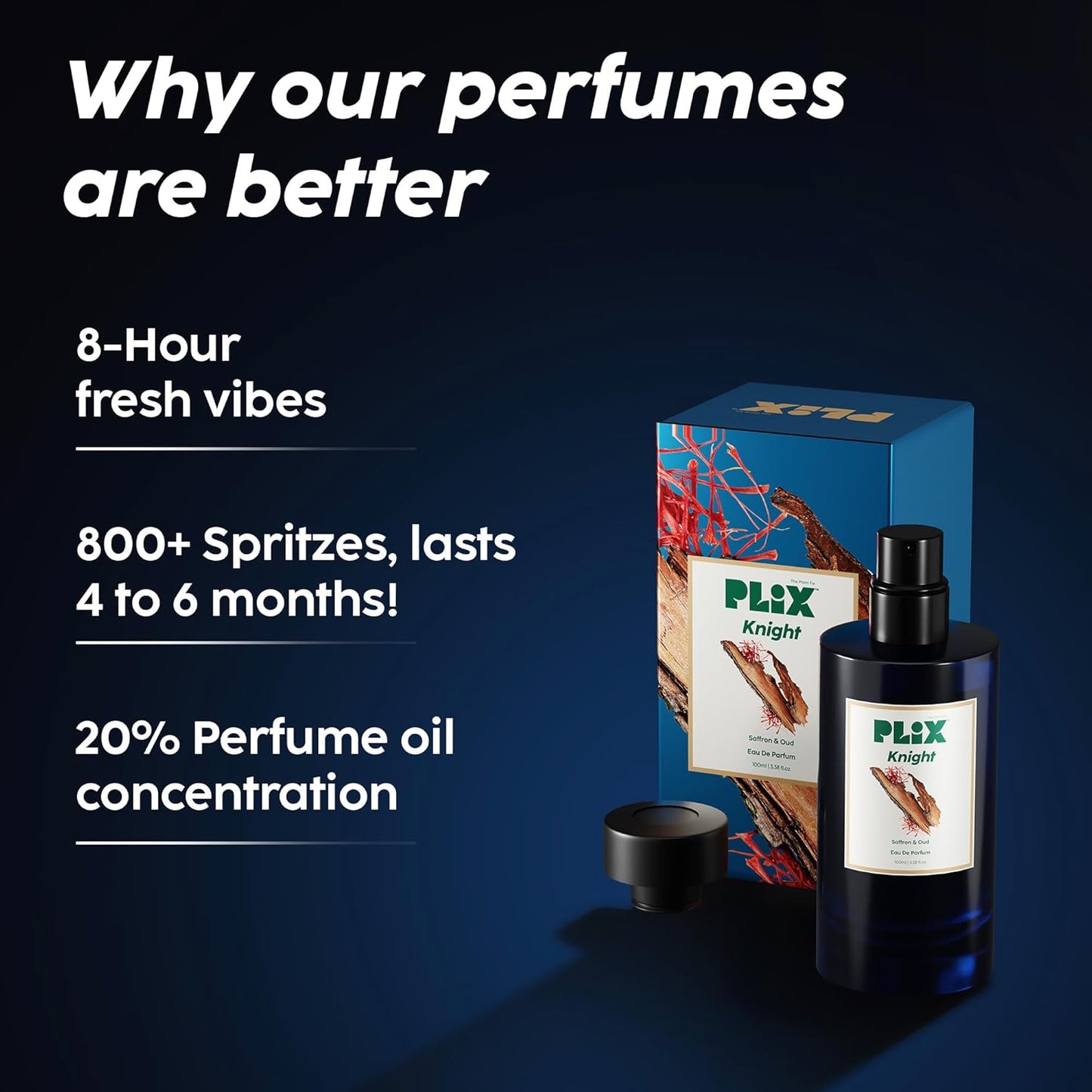 Plix Knight Perfume (For Him) 100 ML - Aura 