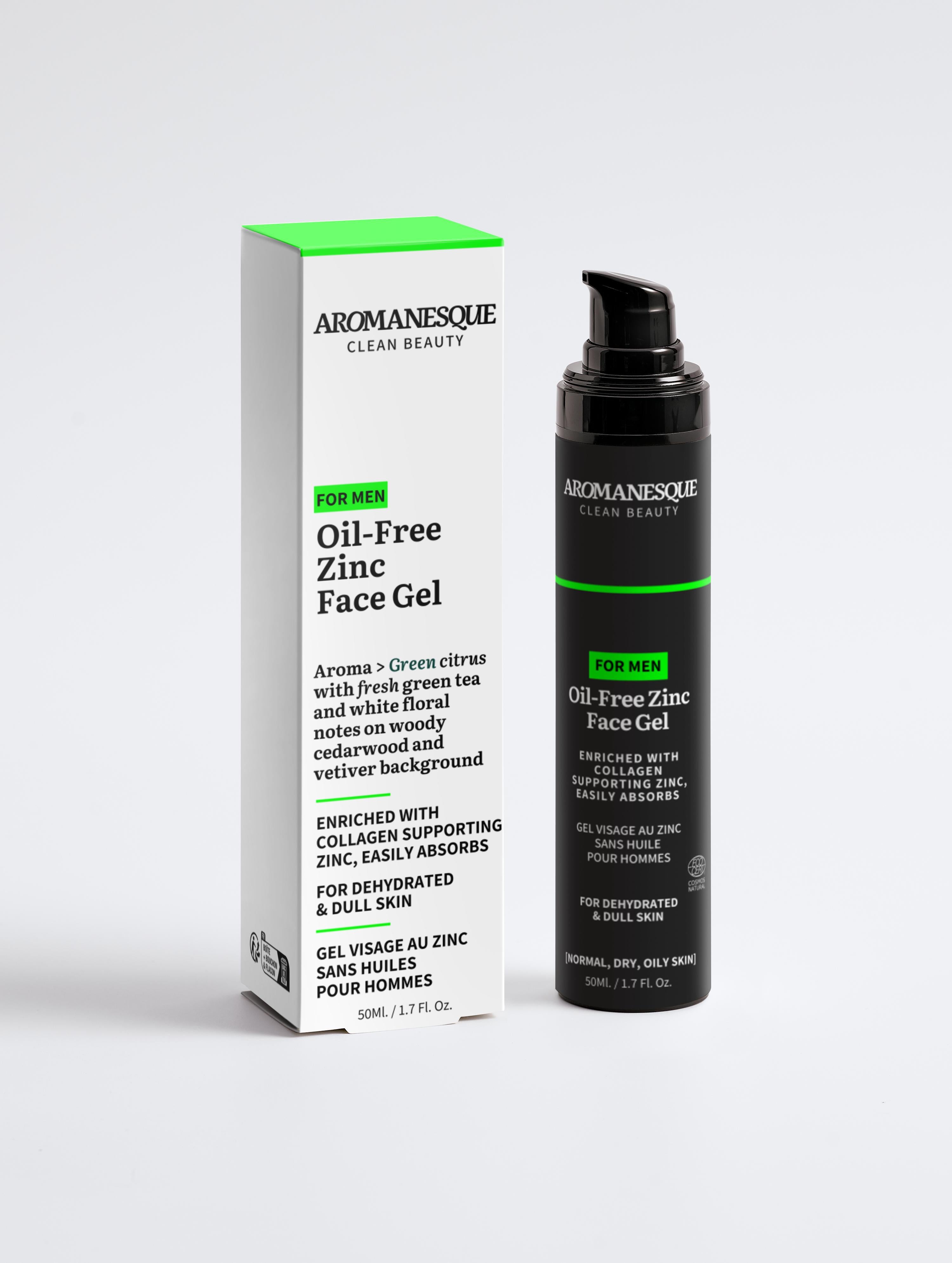 Aromanesque Oil-Free Zinc Face Gel For Men